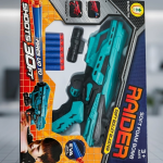 Raider Soft Foam Bullet Blaster Toy Gun – Long Range (30FT) & Safe EVA Darts for Kids