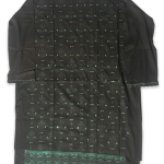 Elegant Black Embroidered 3-Piece