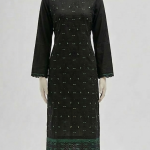 Elegant Black Embroidered 3-Piece