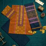 Elegant Mustard Embroidered Three-Piece Suit